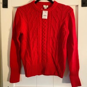 JCrew Crew Neck Knitted Wool Sweater